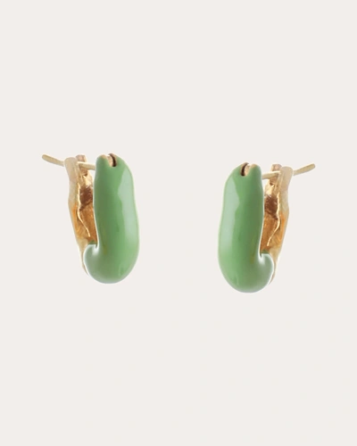 Joanna Laura Constantine Women's Mini Wave Hoop Earrings In Gold