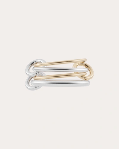 Spinelli Kilcollin Women's Pisces 18k Gold Sterling Silver Linked Rings In Silver/gold