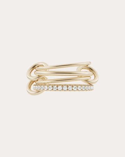 Spinelli Kilcollin Women's Pisces 18k Gold Diamond Pavé Linked Rings