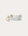 Spinelli Kilcollin Women's Raneth 18k Gold And Sterling Silver Linked Rings In Gold/silver