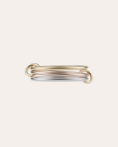 Spinelli Kilcollin Women's Cyllene Tri-tone Linked Ring In Gold