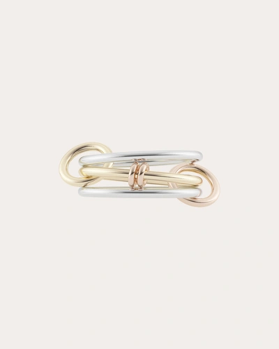 Spinelli Kilcollin Women's Acacia Tri-tone Linked Ring In Gold/silver