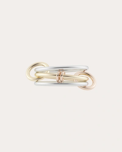 Spinelli Kilcollin Women's Acacia 18k Two-tone Gold And Sterling Silver Linked Rings In Gold/silver
