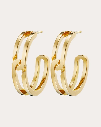 Kinraden Women's The Large Gasp Hoop Earrings In Gold