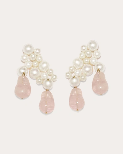 Completedworks Women's What's The Second Big Idea? Drop Earrings In Pink/ivory