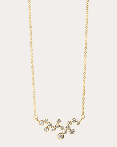 Syna Jewels Women's Cosmic Diamond Constellation Necklace In Gold