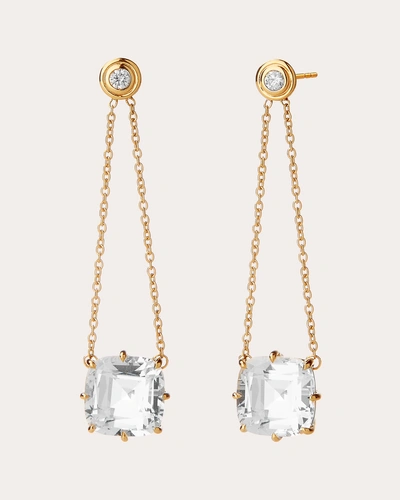 Syna Jewels Women's Mogul Chain Earrings In Gold