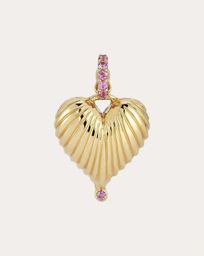 Renna Women's Open Heart Diamond Locket In Gold