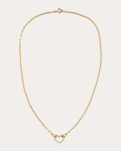 Yvonne Léon Women's Diamond Little Heart Necklace In Gold