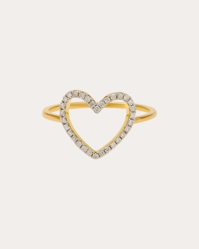 Yvonne Léon Women's Diamond Little Heart Ring In Gold