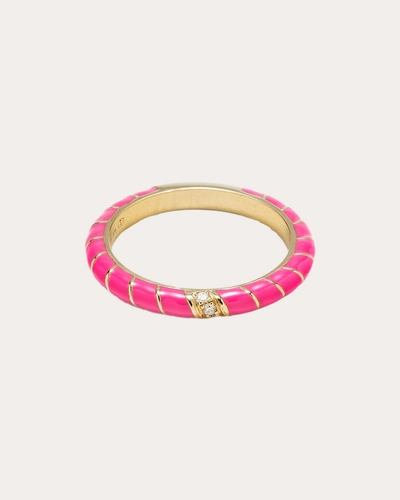 Yvonne Léon Women's Pink Mini Twist Alliance Ring