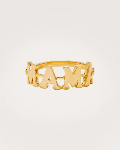 Yvonne Léon Women's Diamond 'mama' Ring In Gold