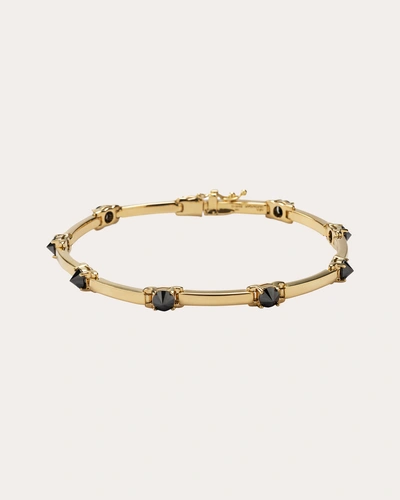 Ara Vartanian Women's Inverted Black Diamond Bracelet In Gold