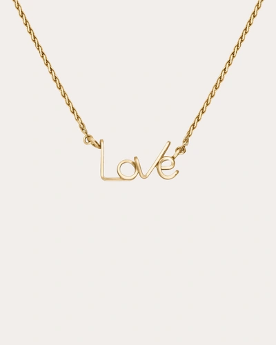 Atelier Paulin Women's Love Squared Necklace In Gold