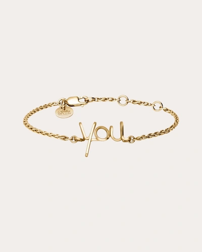 Atelier Paulin Women's You Squared Chain Bracelet In Gold