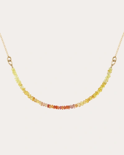 Atelier Paulin Women's Nonza Sunburn Necklace In Yellow