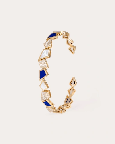 L'atelier Nawbar Women's Small Hass Fragments Bangle In Gold