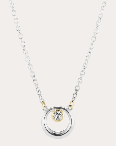 The Gild Women's Everyday Diamond Pendant Necklace In Silver