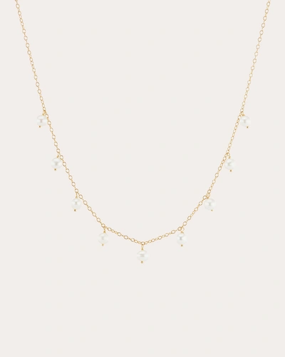 The Gild Women's Multi Pearl Station Necklace In Gold