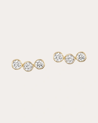 The Gild Women's Triple Diamond Confetti Stud Earrings In Gold