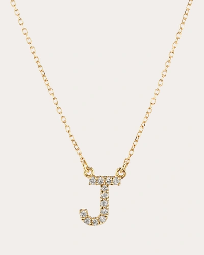 The Gild Women's 14k Gold & Diamond Initial Pendant Necklace
