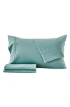 Woven & Weft Wrinkle Resistant Sheet Set In Sea