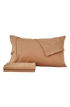 Woven & Weft Wrinkle Resistant Sheet Set In Almond