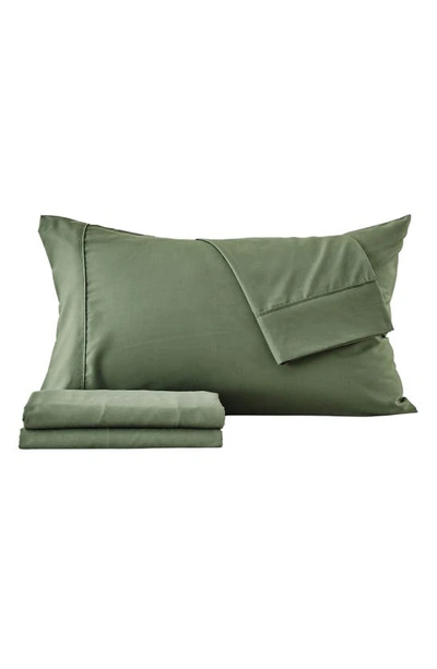 Woven & Weft Wrinkle Resistant Sheet Set In Moss