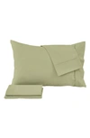 Woven & Weft Microfiber Sheet Set In Sage