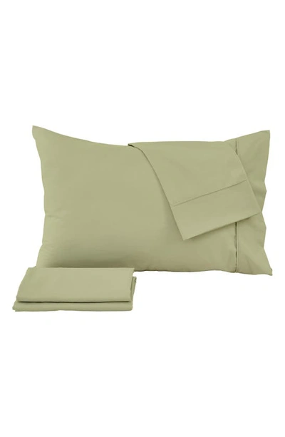 Woven & Weft Microfiber Sheet Set In Sage