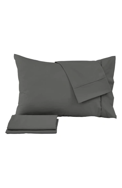 Woven & Weft Microfiber Sheet Set In Graphite