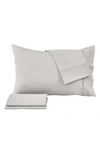 Woven & Weft Microfiber Sheet Set In Grey