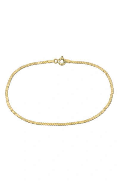 Delmar Serpentine Chain Bracelet In Gold