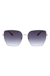 Oscar De La Renta Oversize Sunglasses In Blue