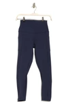 90 Degree By Reflex Interlink Polygiene Supreme Pocket Leggings In Dark Navy