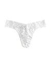 Hanky Panky Supima® Cotton Original Rise Thong White, One Size In Multicolor