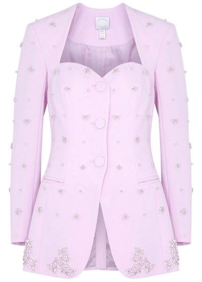 Huishan Zhang Sweetheart-neckline Kim Blazer In Pink