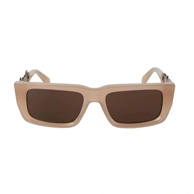 Palm Angels Milford Rectangular Frame Sunglasses In Brown
