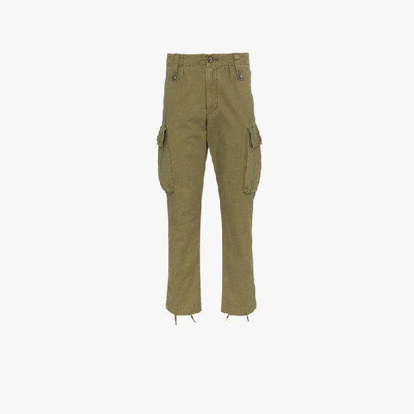 straight leg combat trousers