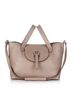 Meli Melo Thela Medium Satchel In Taupe/silver