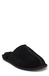 Ugg Pearle Faux Fur Lined Scuff Slipper In Charcoal