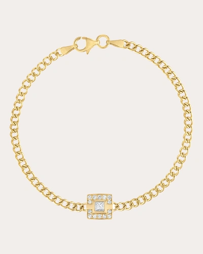 Gigi Ferranti Women's Diamond Curb Chain Bracelet In Gold