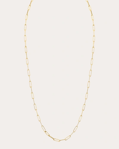 Gigi Ferranti Women's 2mm Paperclip Chain Necklace In Gold