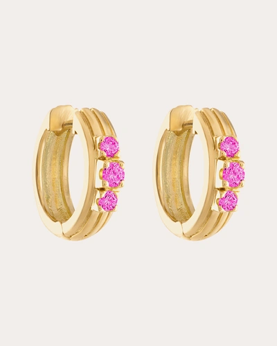 Gigi Ferranti Women's Portofino Huggie Earrings In Pink