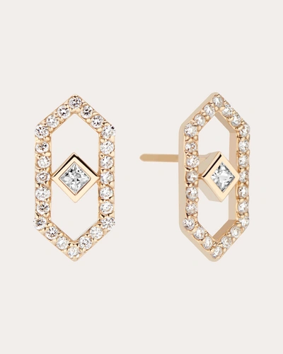 Gigi Ferranti Women's Petite Chevron Stud Earrings In Gold