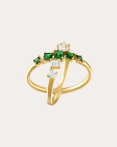 Gigi Ferranti Women's Embrace Ring In Green