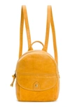 Frye Melissa Mini Leather Backpack - Yellow In Mustard