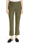 Eileen Fisher Slim Knit Pants In Olive
