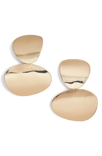 Ettika Disc Earrings In Gold