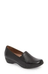 Dansko Farah Loafer In Black Milled Leather